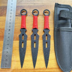 Practice Throwing Knife Set YF200 – 3-Piece, Black