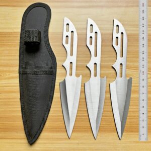 Practice Throwing Knife Set YF139 – 3-Piece, Satin