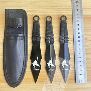 Practice Throwing Knife Set YF069 – 3-Piece, Black