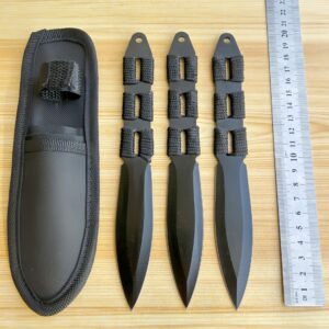 Practice Throwing Knife Set YF090 – 3-Piece, Black